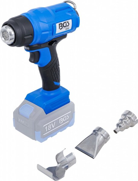 18V Sladdlös Varmluftpistol 550°C – LED & Munstycken