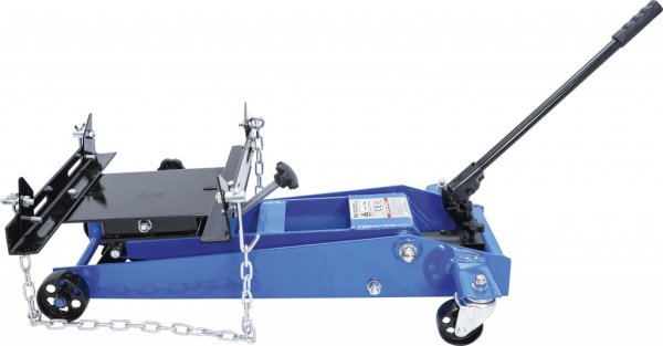 Hydraulisk Växellådslyft 500 kg – Justerbar huvudplatta och bred basram