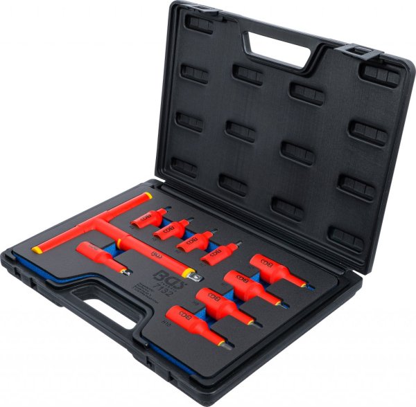 VDE-Bitssats Insex 4–10 mm, 3/8 & 1/2, 10 delar