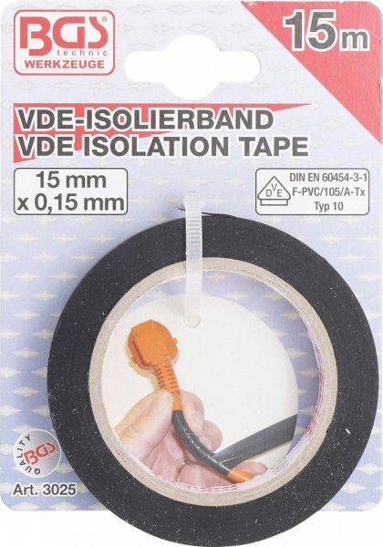 VDE-Isoleringsband, 15 m