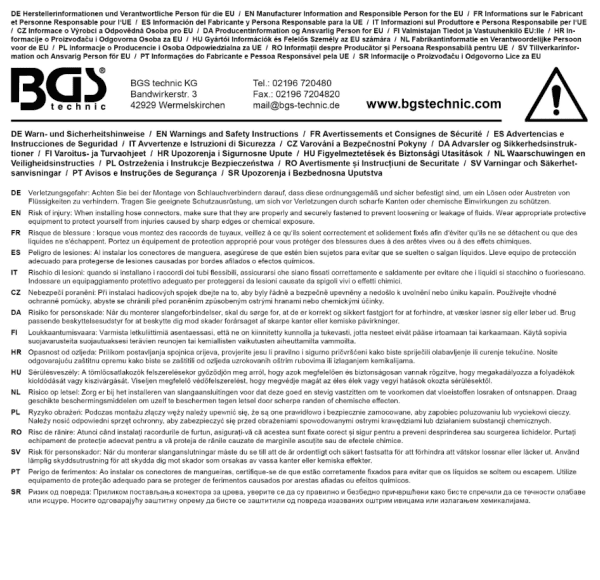 Slangkopplingar 10 mm bränsletåliga 8-pack
