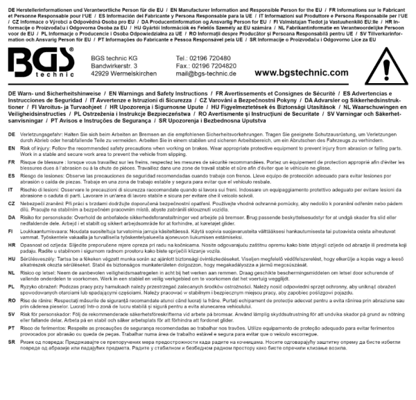 Bromslänkage-avdragare för Haldex broms 160 mm