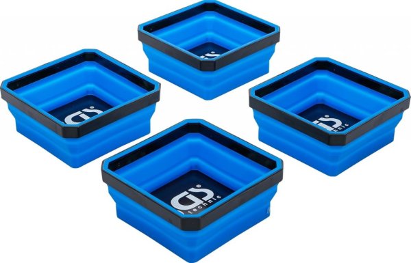 Vikbart Magnetskål-Set, 4 delar