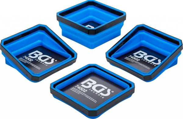 Vikbart Magnetskål-Set, 4 delar