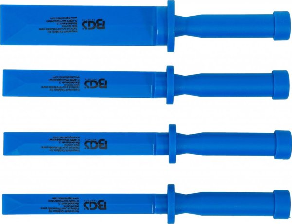 Viktskrapor 19–38 mm i POM – 4-delars sats för Klistervikter & Lister