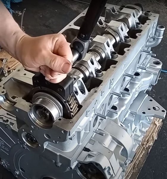 VW T5 åtdragning av kamaxarl verktyg